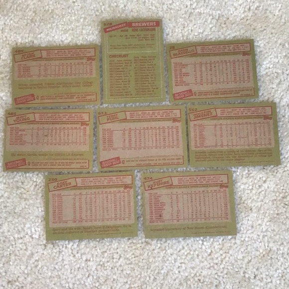 Vintage 1985 Topps MLB Baseball Cards, Lot of 15 Cards - Picture 5 of 10